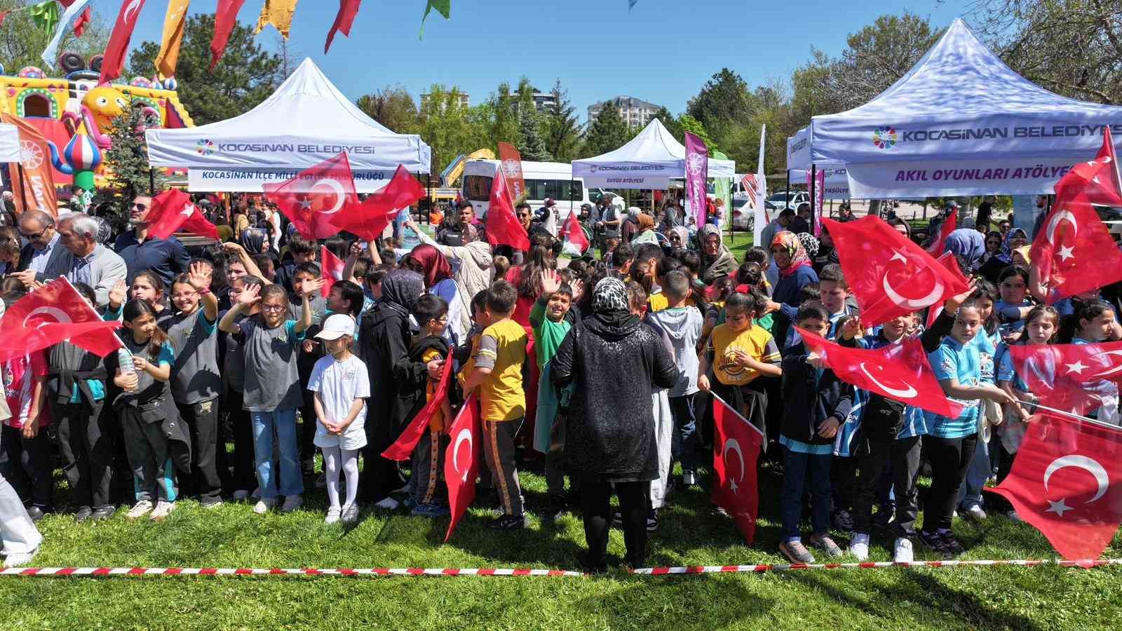 Kocasinan&rsquo;da bayram havasında geleneksel değerlerle renklenen &ccedil;ocuk şenliği
