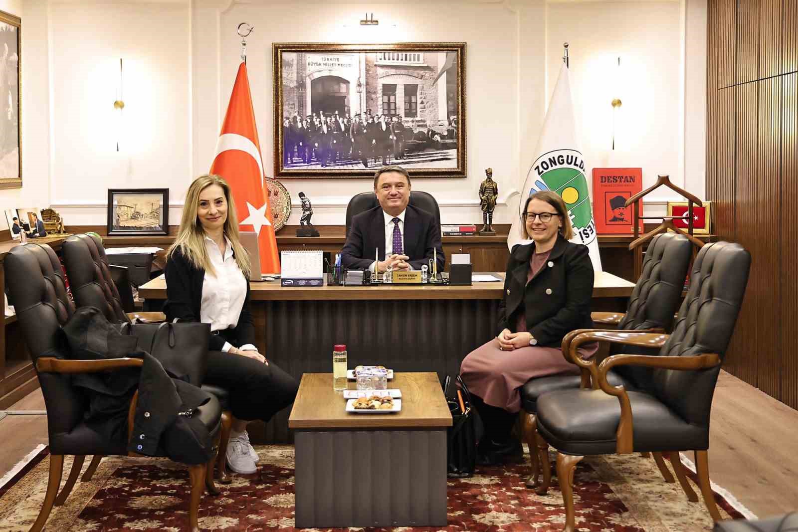 Alman başkatipten Başkan Erdem’e ziyaret