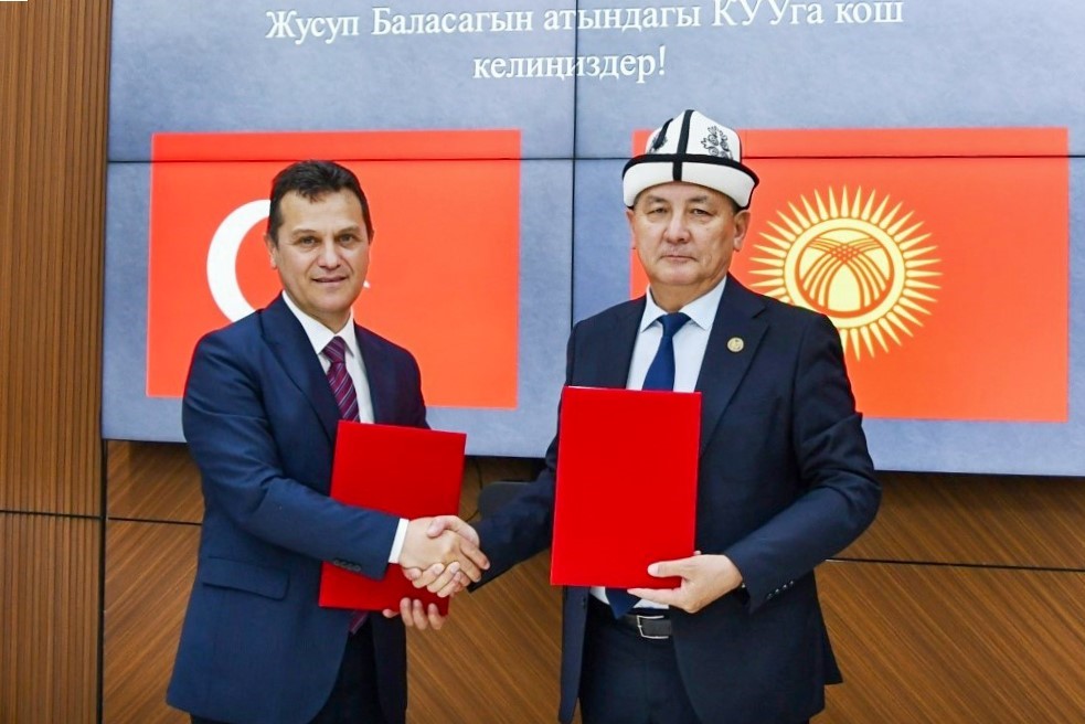 Kastamonu Üniversitesi ile Kırgız Milli Üniversitesi arasında iş birliği