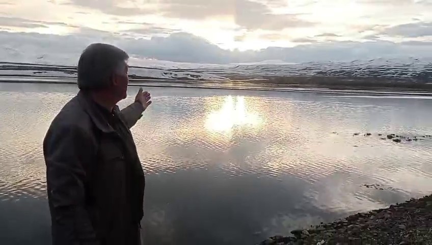 Aras Nehri baharla birlikte coştu
