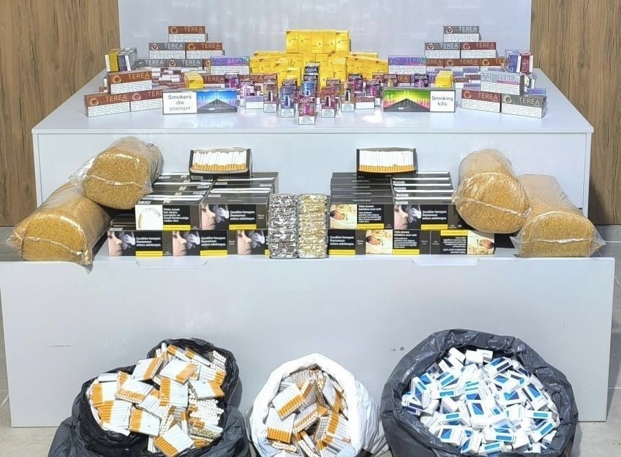 Samsun’da binlerce makaron ve kaçak ürün ele geçirildi