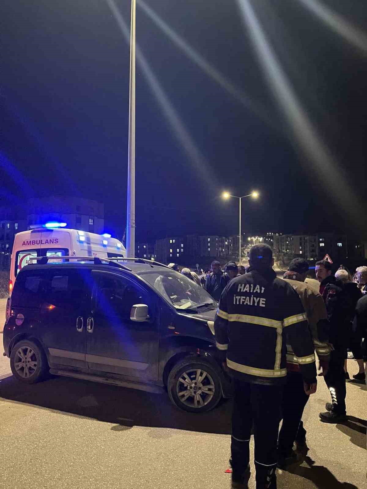 Antakya&rsquo;da trafik kazası: 2 yaralı
