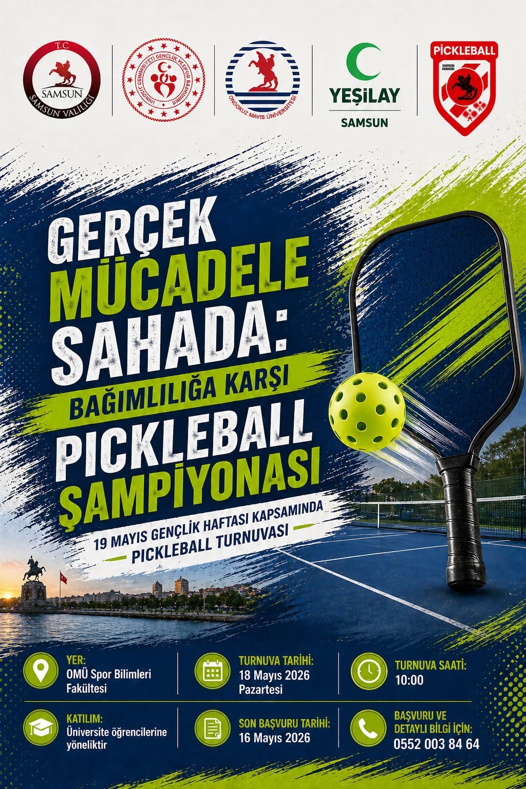 Samsun&rsquo;da Pickleball Şampiyonası d&uuml;zenlenecek
