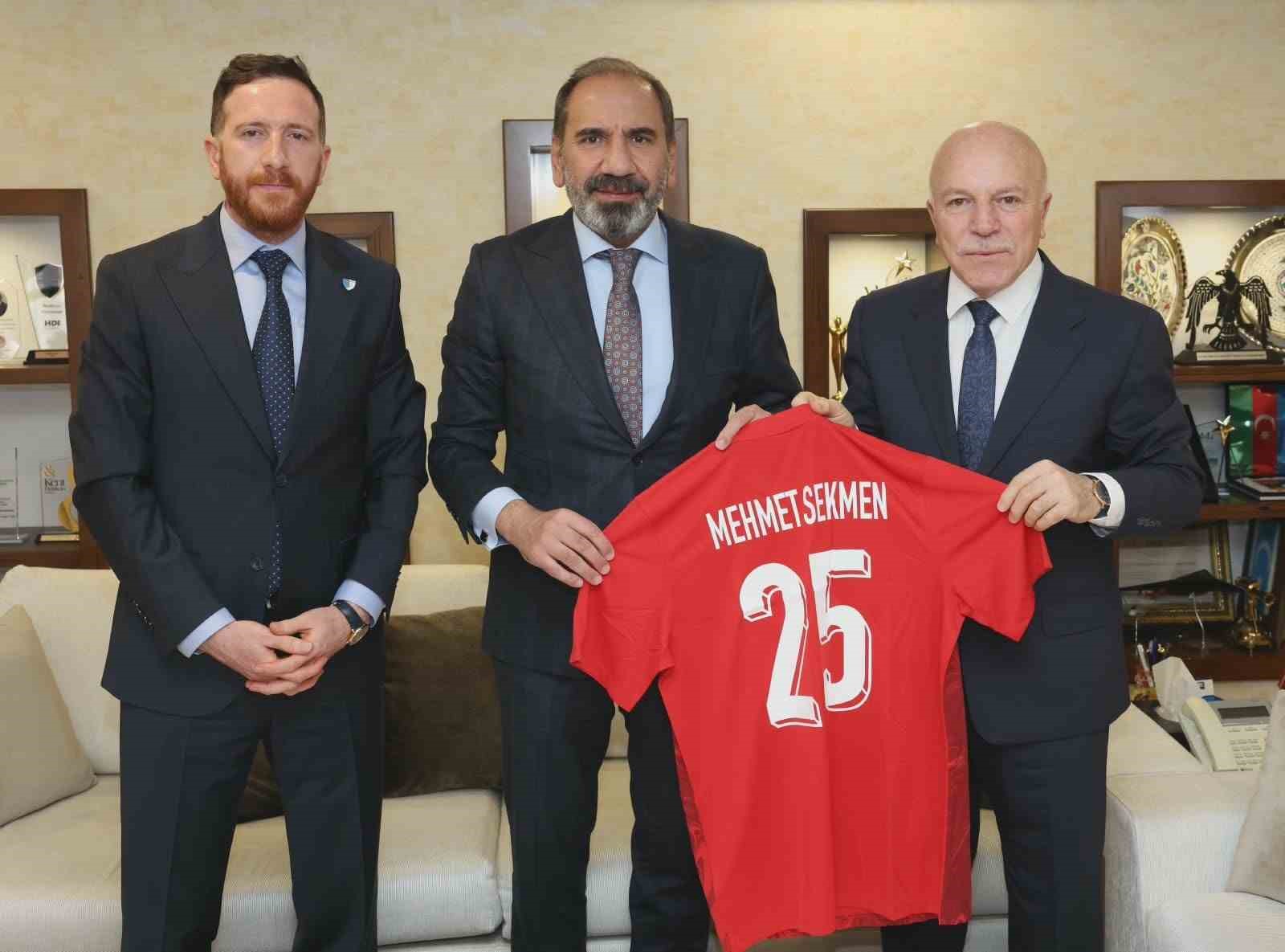 TFF Başkan Vekili Otyakmaz&rsquo;dan Başkan Mehmet Sekmen&rsquo;e ziyaret
