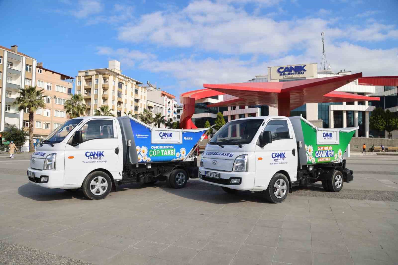 Canik’te araç filosu büyüyor