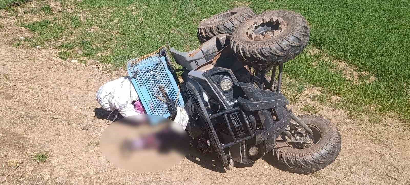 Kütahya’da ATV’in altında kalan kadın hayatını kaybetti