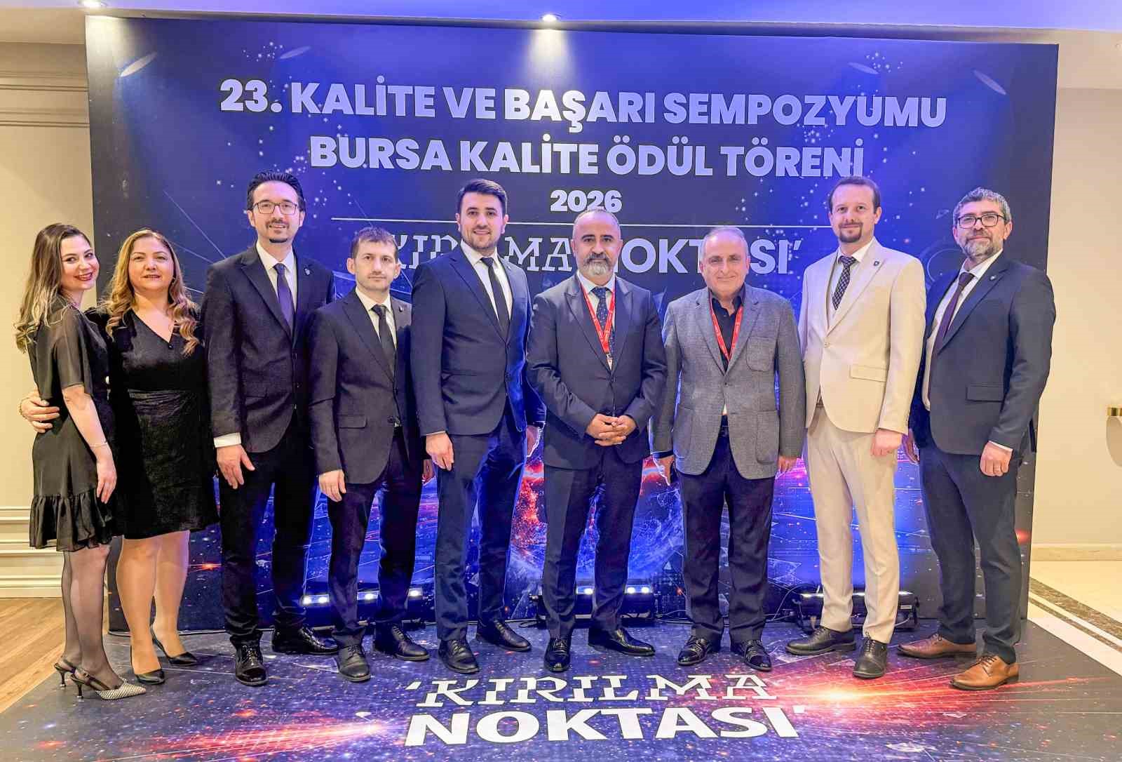 Bursa Kalite B&uuml;y&uuml;k &Ouml;d&uuml;l&uuml;&rsquo;n&uuml; aldılar
