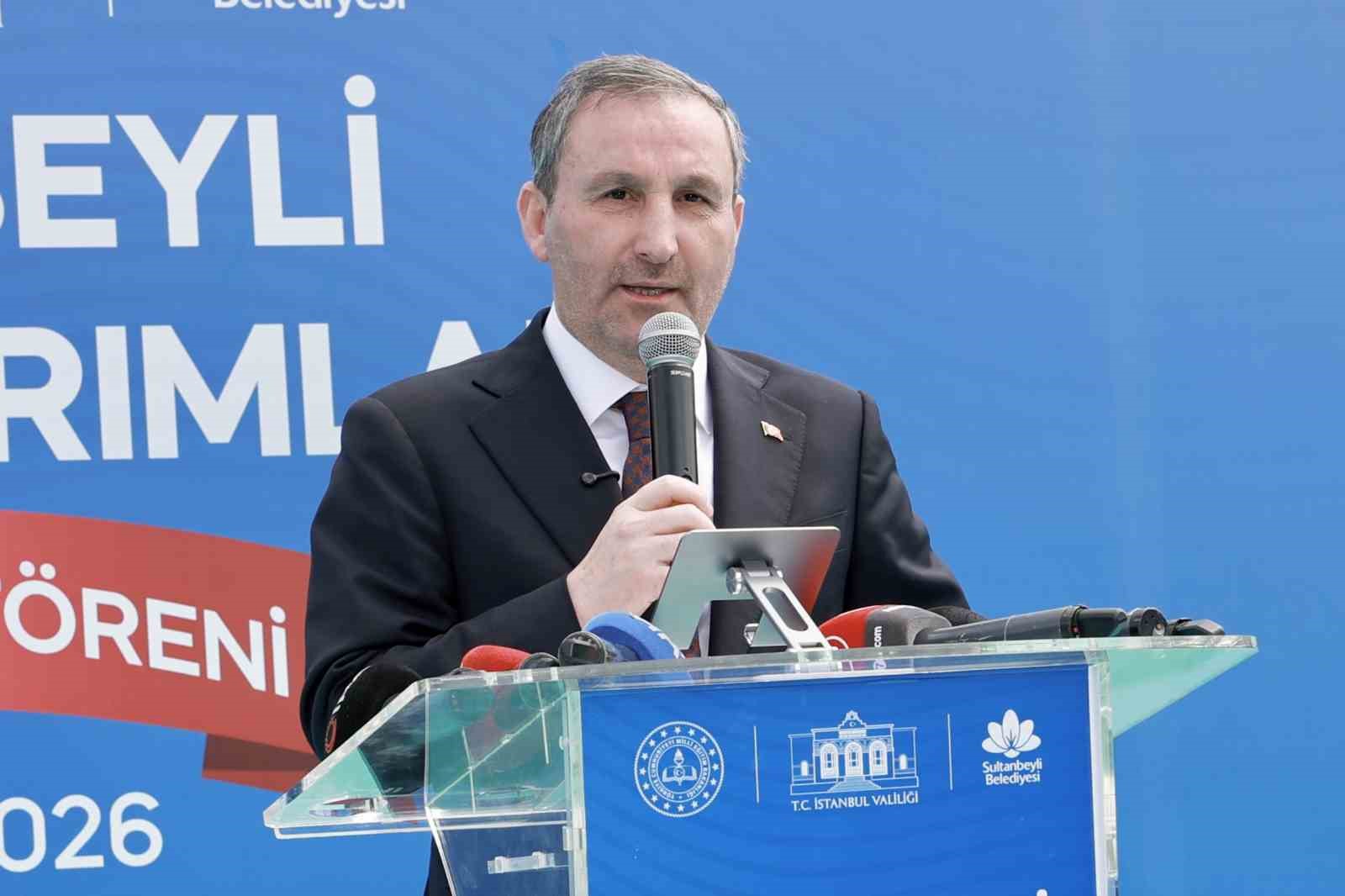 Sultanbeyli&rsquo;de 3 yeni okulun temeli atıldı
