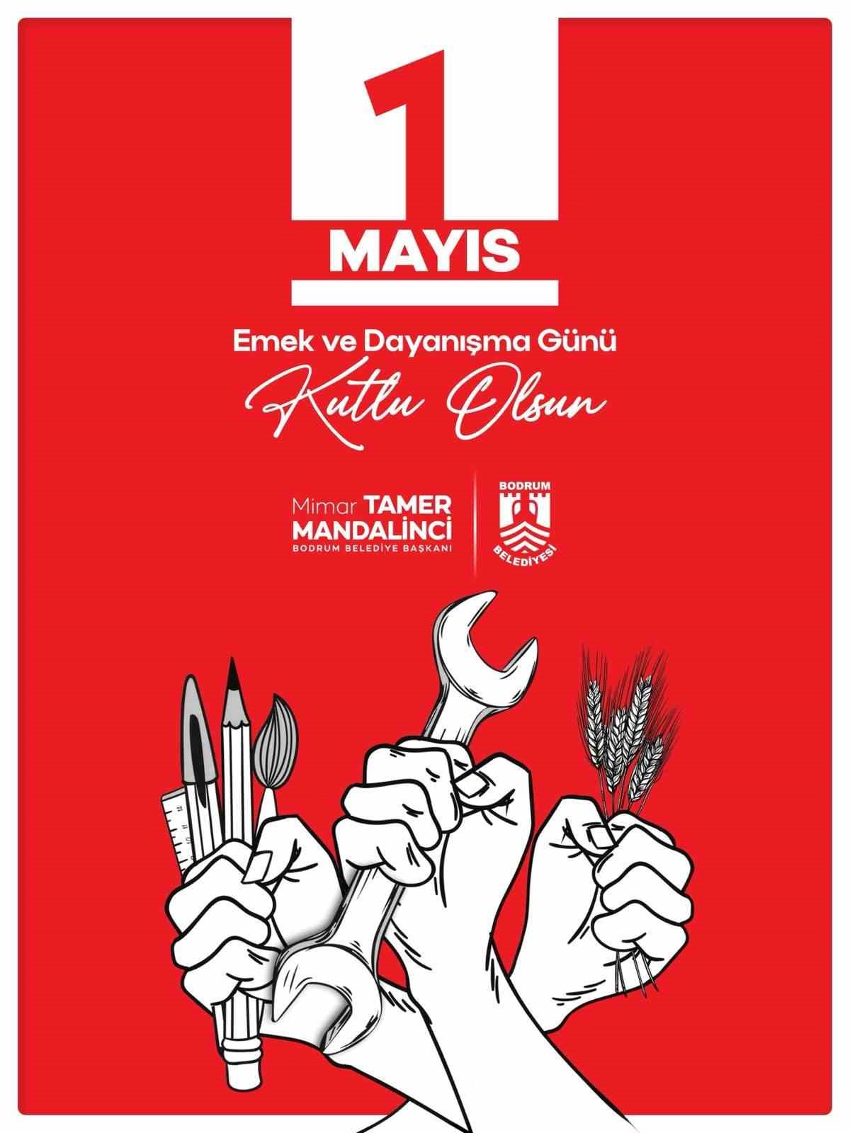 Başkan Mandalinci&rsquo;den 1 Mayıs mesajı: "Hayatın y&uuml;k&uuml;n&uuml; emek taşır"
