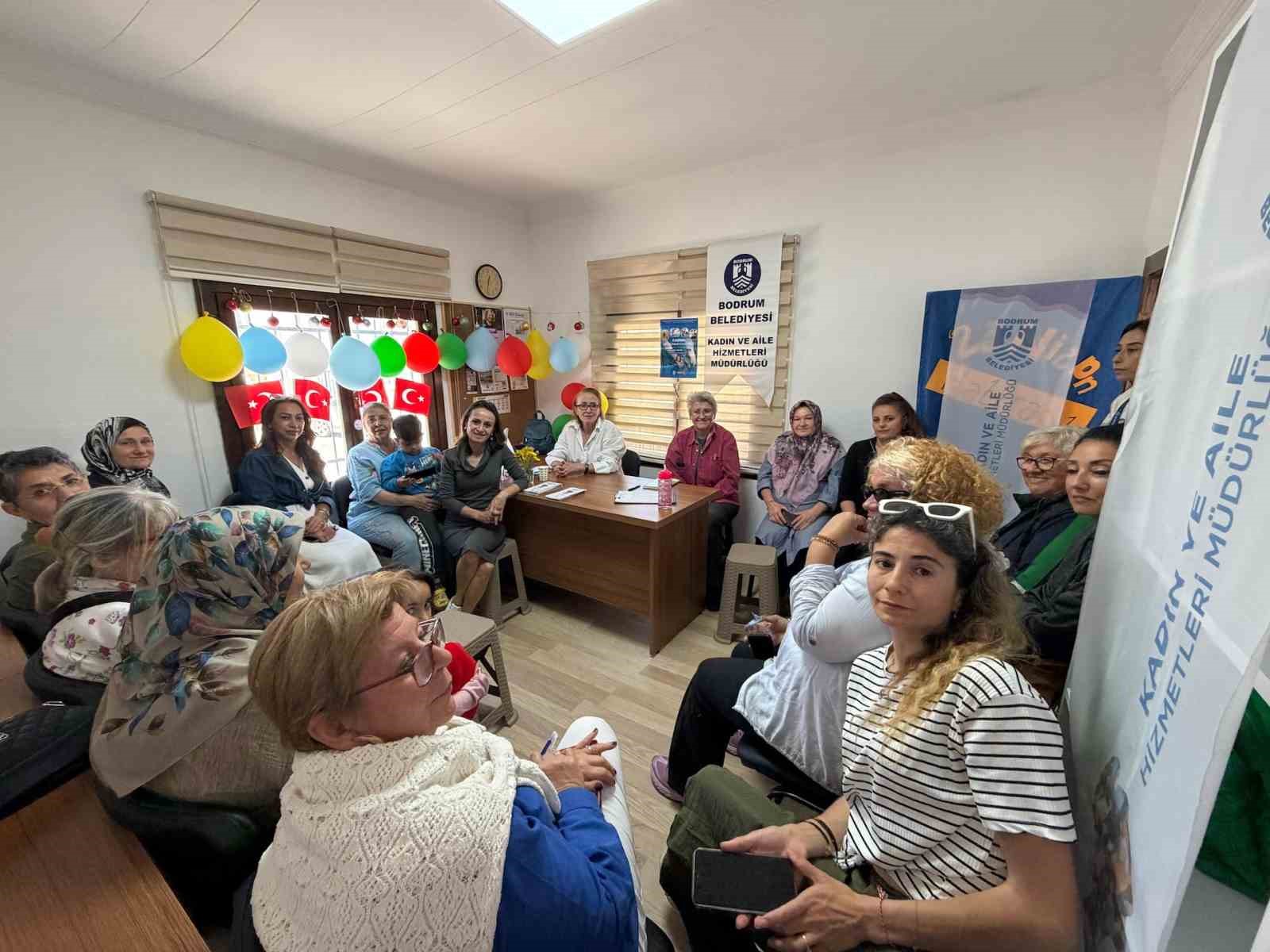 Belediyeden Dirmil&rsquo;de &lsquo;Kadının G&ouml;r&uuml;nmeyen Emeği&rsquo; s&ouml;yleşisi
