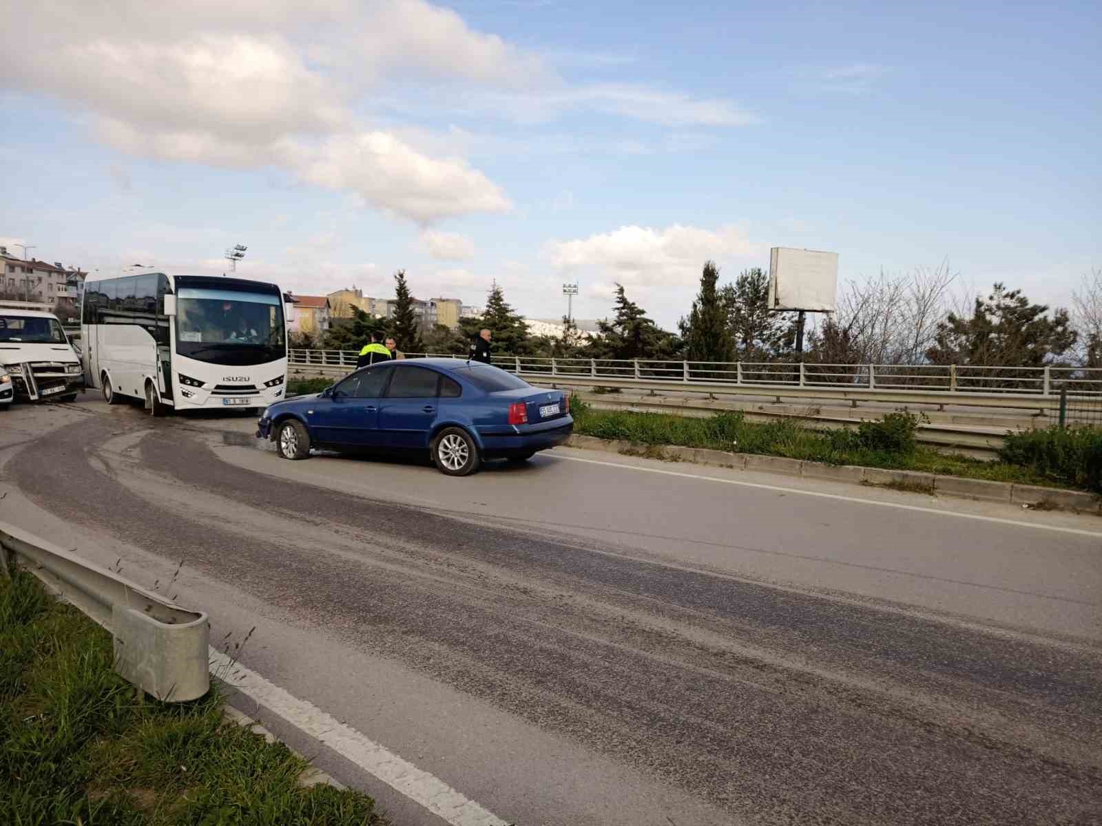 Sinop&rsquo;ta zincirleme kaza: 1 yaralı
