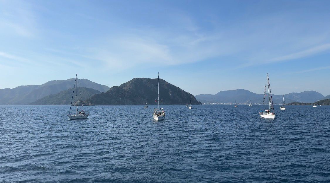 Marmaris’ten Sumud Filosu’na destek için 10 tekne Akdeniz’e açıldı