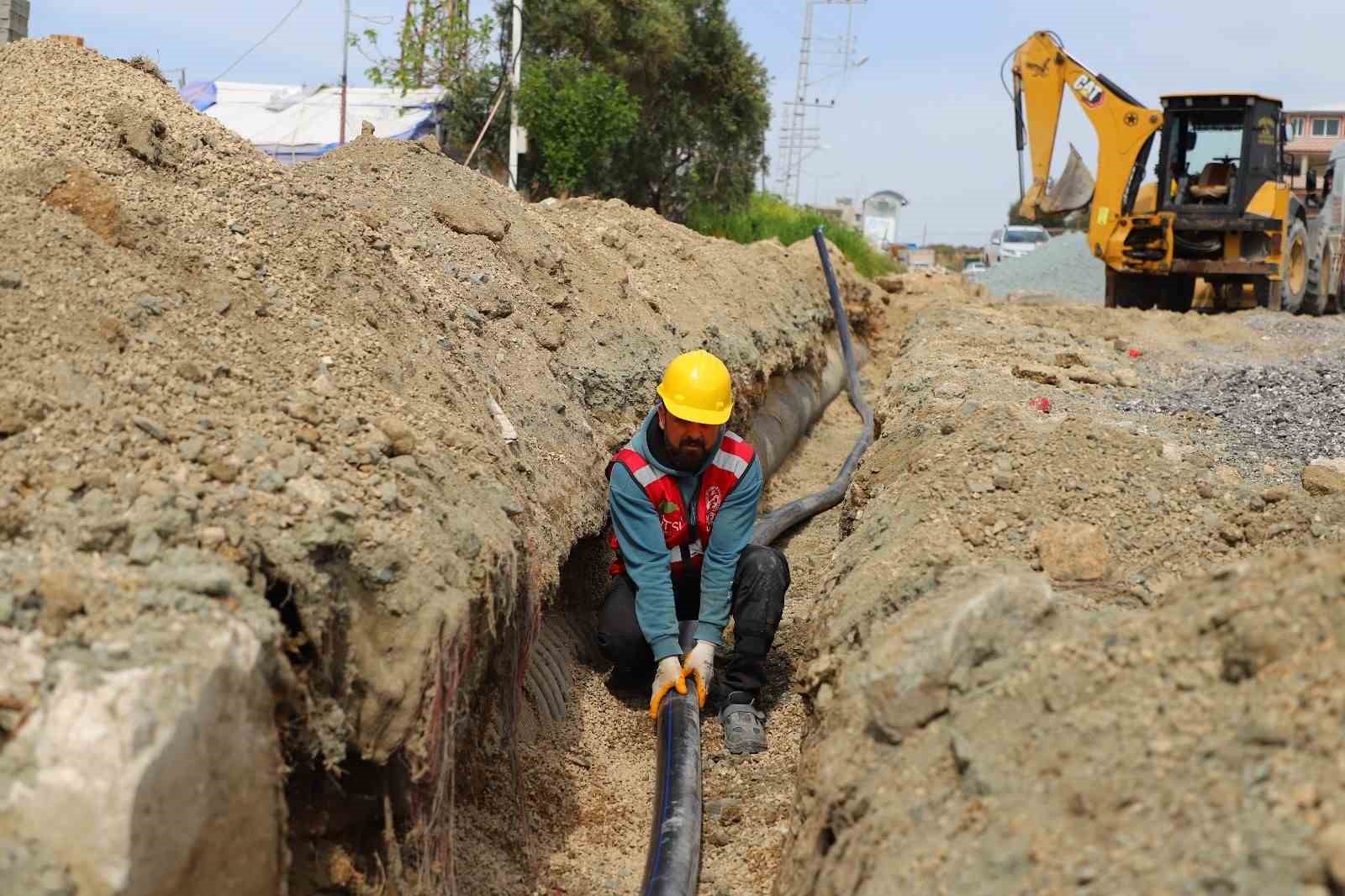Samandağ&rsquo;da i&ccedil;me suyu şebeke projesinin y&uuml;zde 88&rsquo;i tamamlandı
