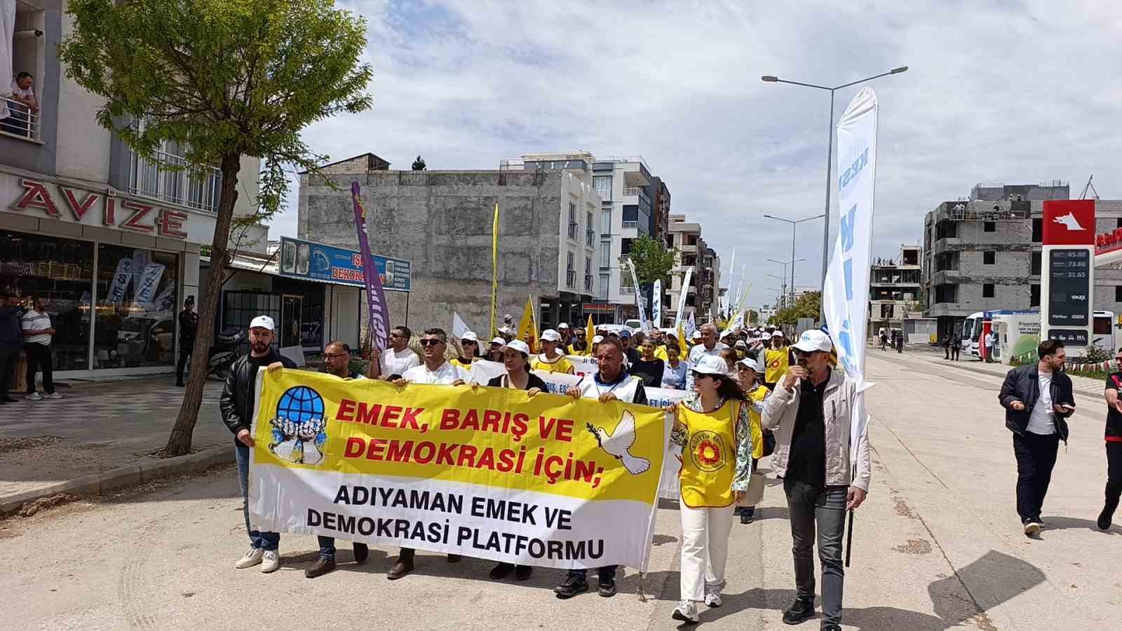 Adıyaman&rsquo;da 1 Mayıs Emek ve Dayanışma G&uuml;n&uuml; etkinliği d&uuml;zenlendi
