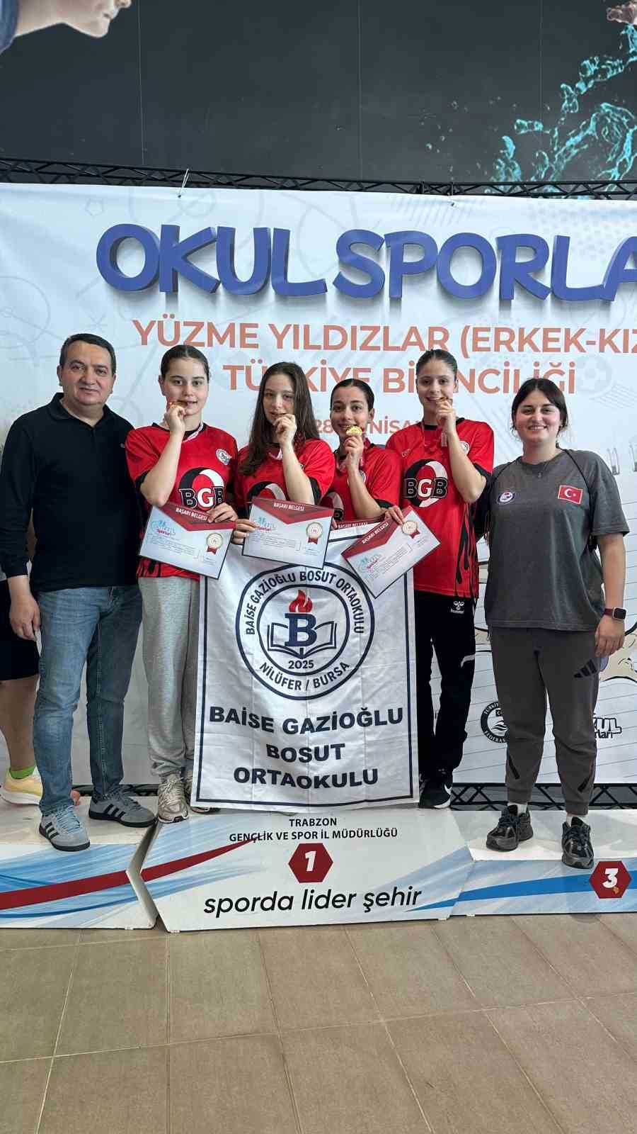 Bursa&rsquo;da ortaokul &ouml;ğrencileri T&uuml;rkiye şampiyonu
