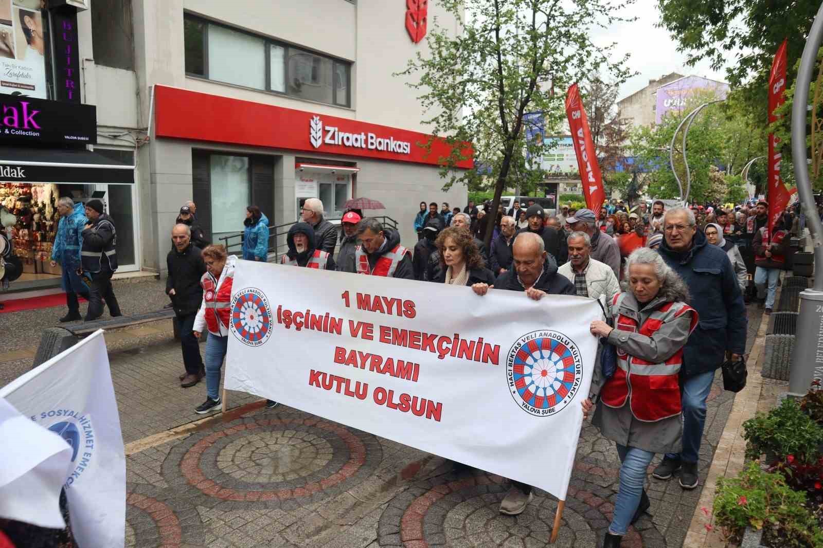 Yalova&rsquo;da 1 Mayıs kutlandı

