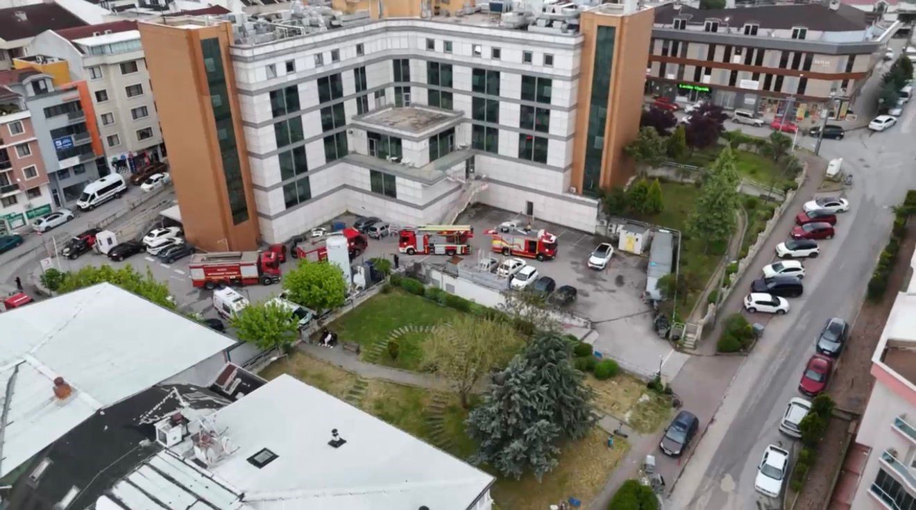 Bursa&rsquo;da hastanede yangın paniği
