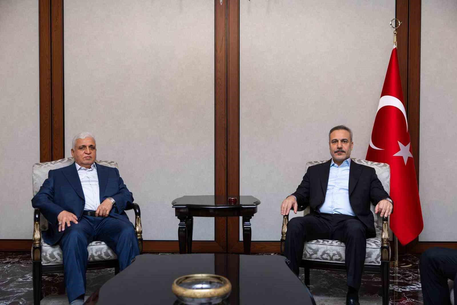 Bakan Fidan, Haşdi Şabi Komisyonu Başkanı el-Feyyad ile bir araya geldi
