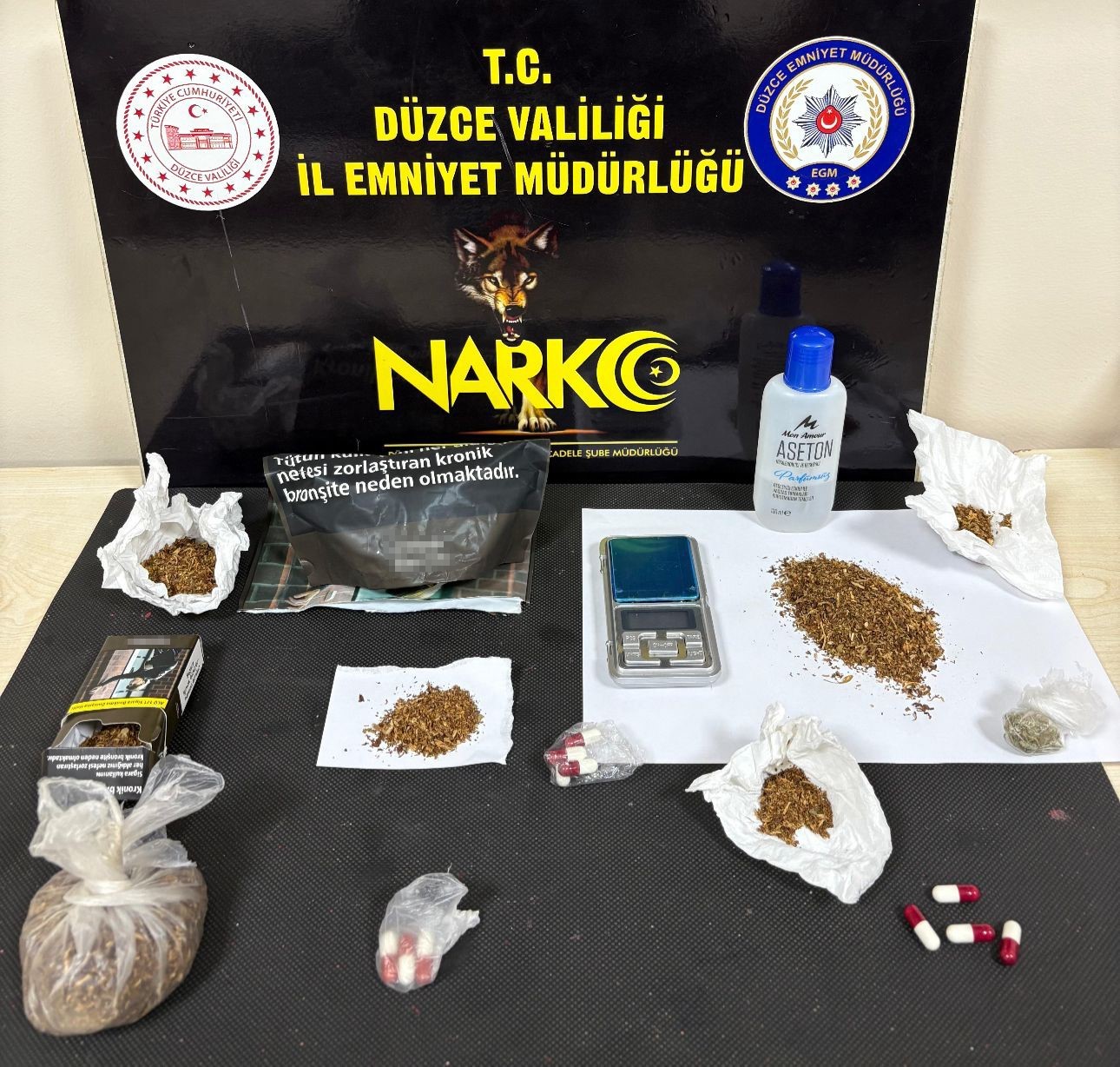 Düzce’de uyuşturucu operasyonunda 3 tutuklama