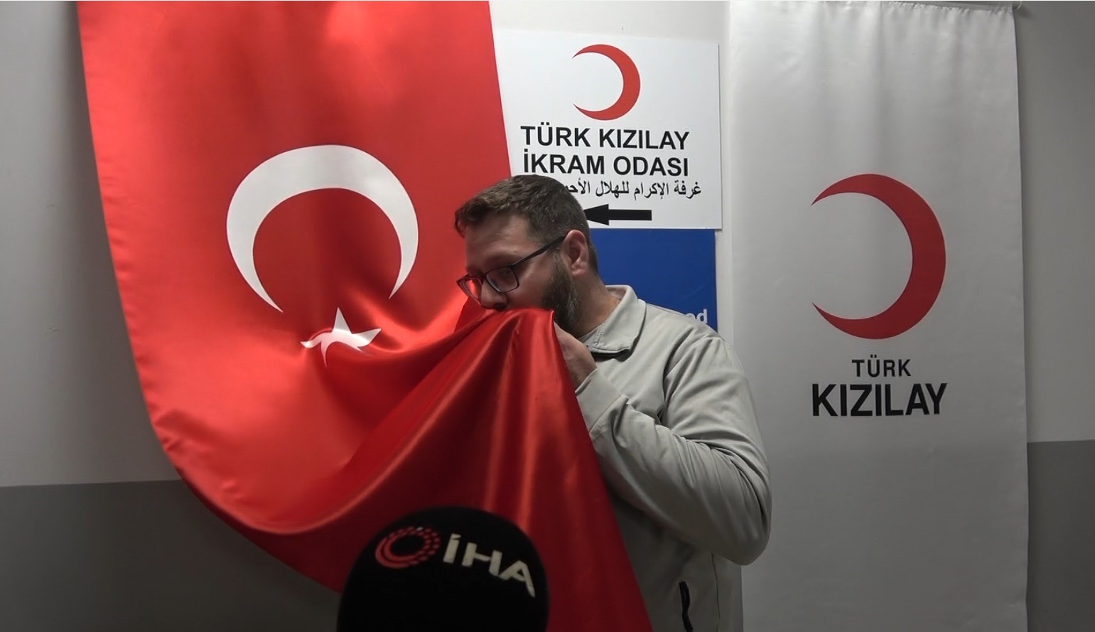Kilis’te gönüllü dönüşte duygulandıran an