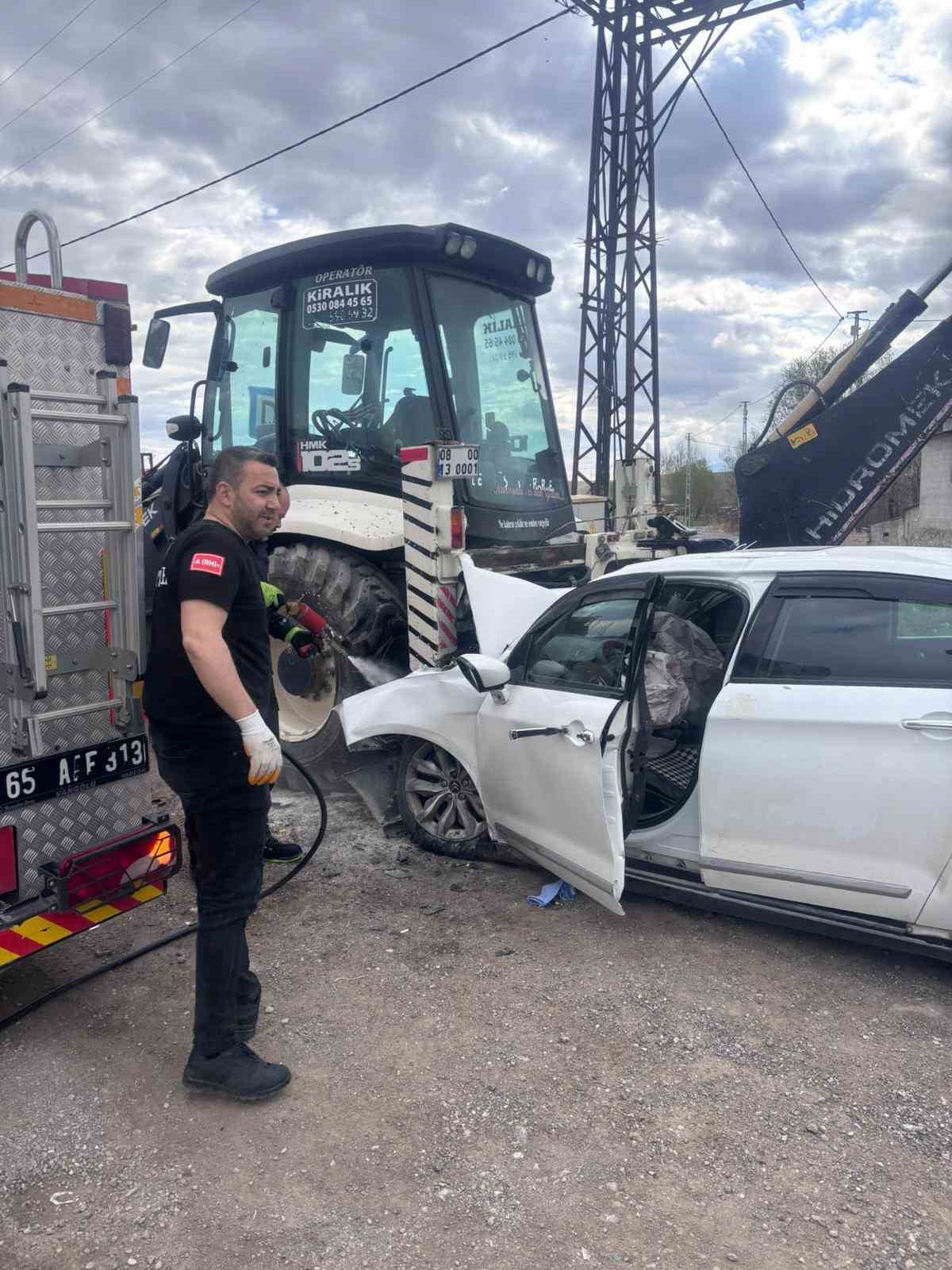 Van&rsquo;da trafik kazası: 1 yaralı
