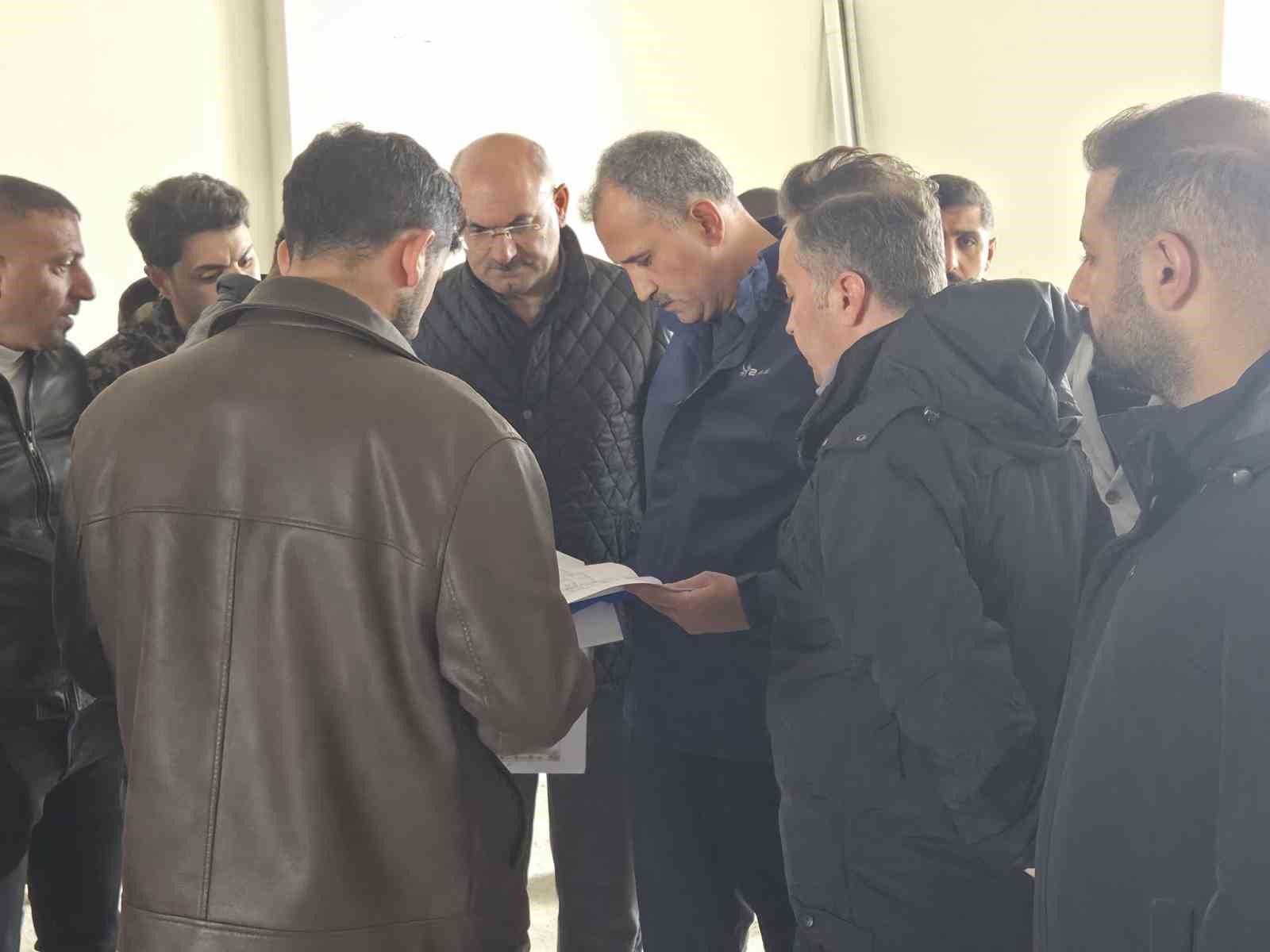 Ağrı&rsquo;da yeni emniyet binasında &ccedil;alışmalar hızlandırılıyor
