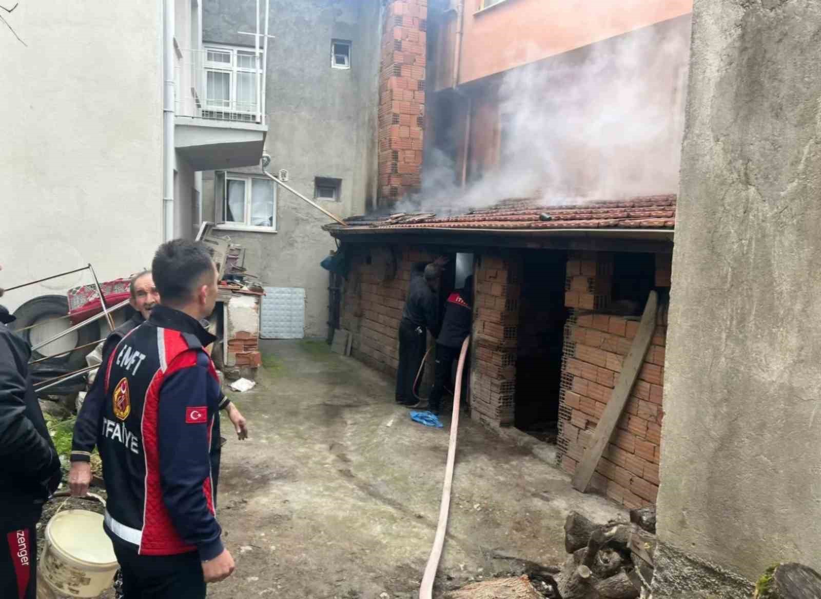 Emet&rsquo;te kazan dairesi yangını
