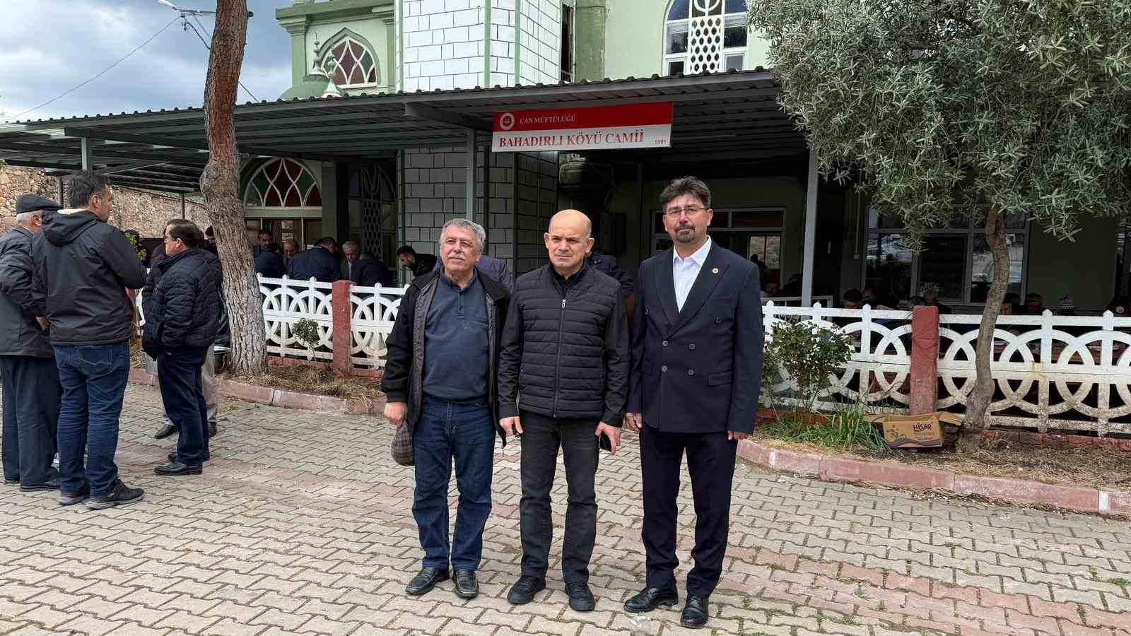 &Ccedil;an&rsquo;da Bahadırlı k&ouml;y&uuml; hayrı yapıldı
