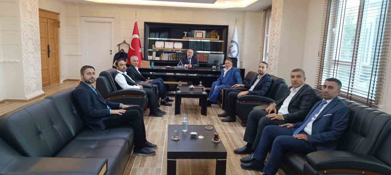 Cizre Müftülüğü yeni binasında ilk toplantısını gerçekleştirdi