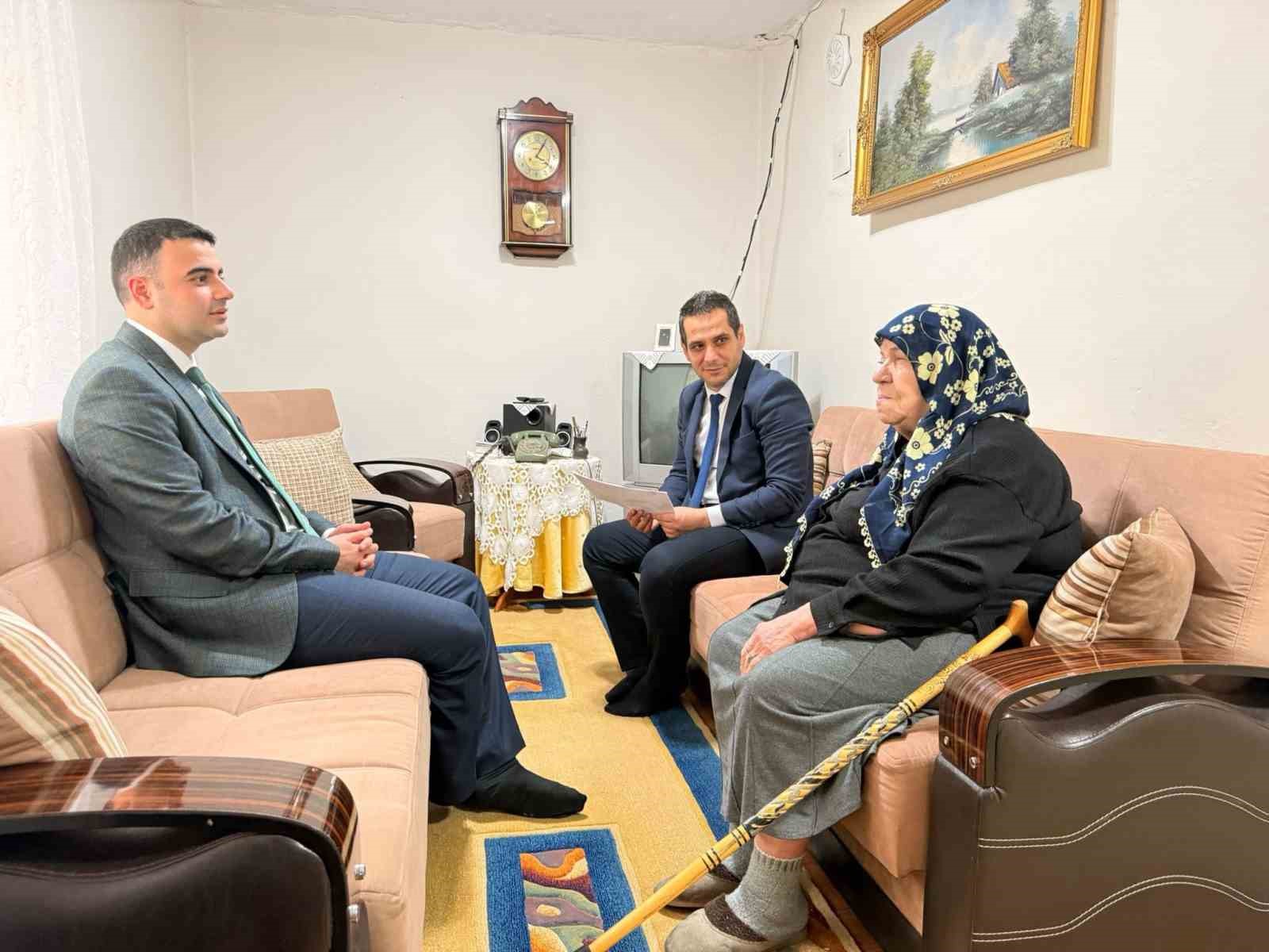 Kaymakam Kılı&ccedil; vatandaşların evlerinde incelemelerde bulundu
