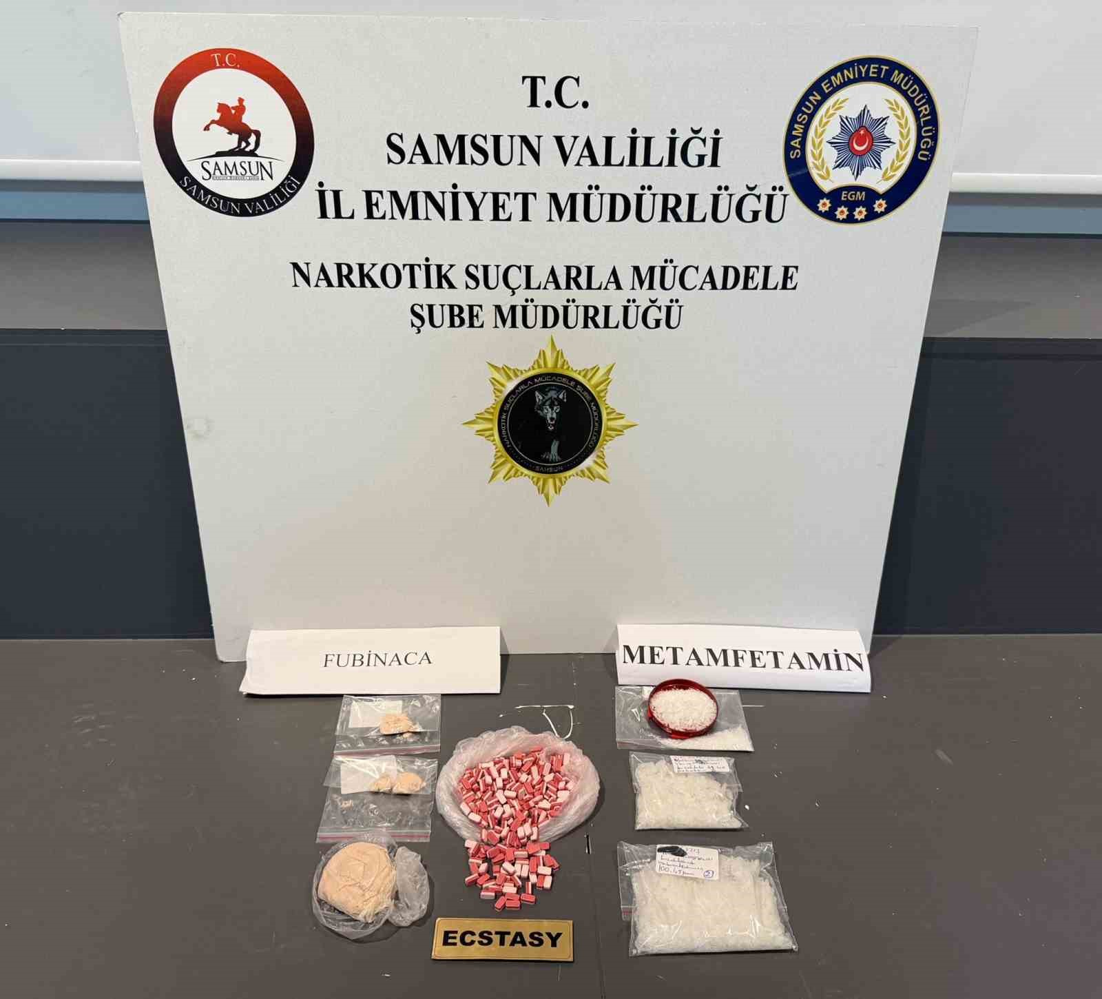 Samsun’da uyuşturucu operasyonu: 1 gözaltı