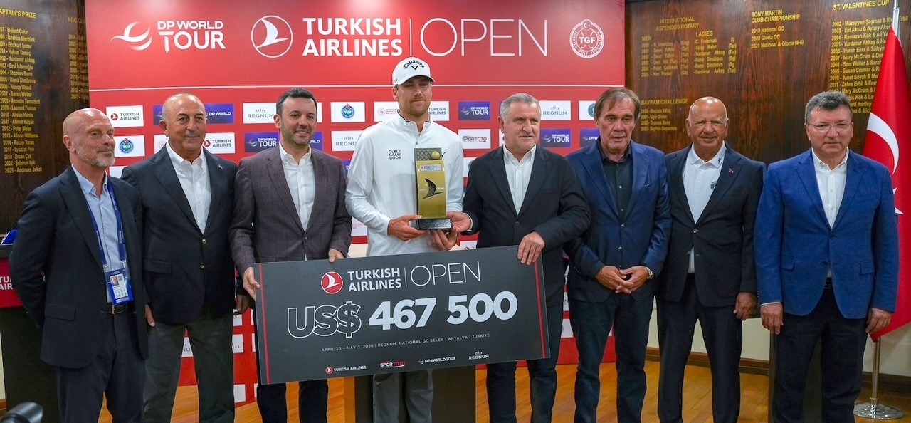 Turkish Airlines Open&rsquo;ın şampiyonu İsve&ccedil;li Mikael Lindberg oldu
