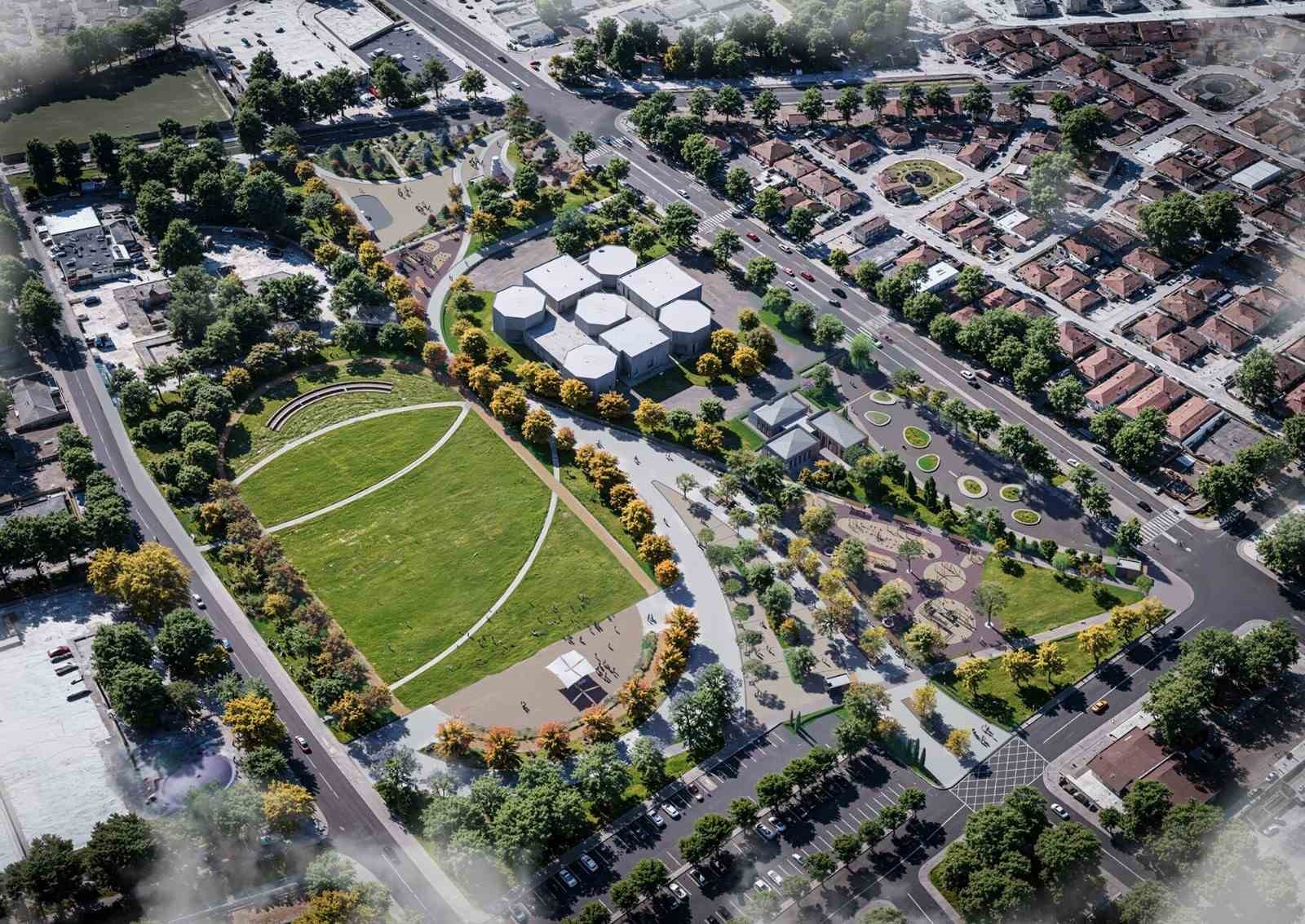 D&uuml;zce&rsquo;de şehrin kalbinde 3 park birbirine bağlanıyor
