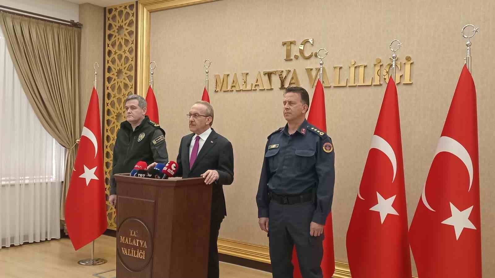 Malatya Valisi Yavuz, 4 aylık asayiş verilerini a&ccedil;ıkladı
