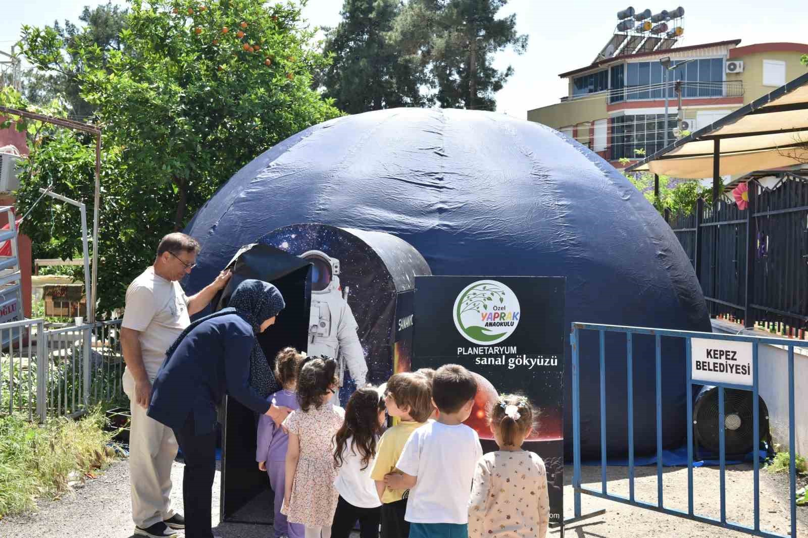 Kepez&rsquo;de minikler uzayı keşfediyor
