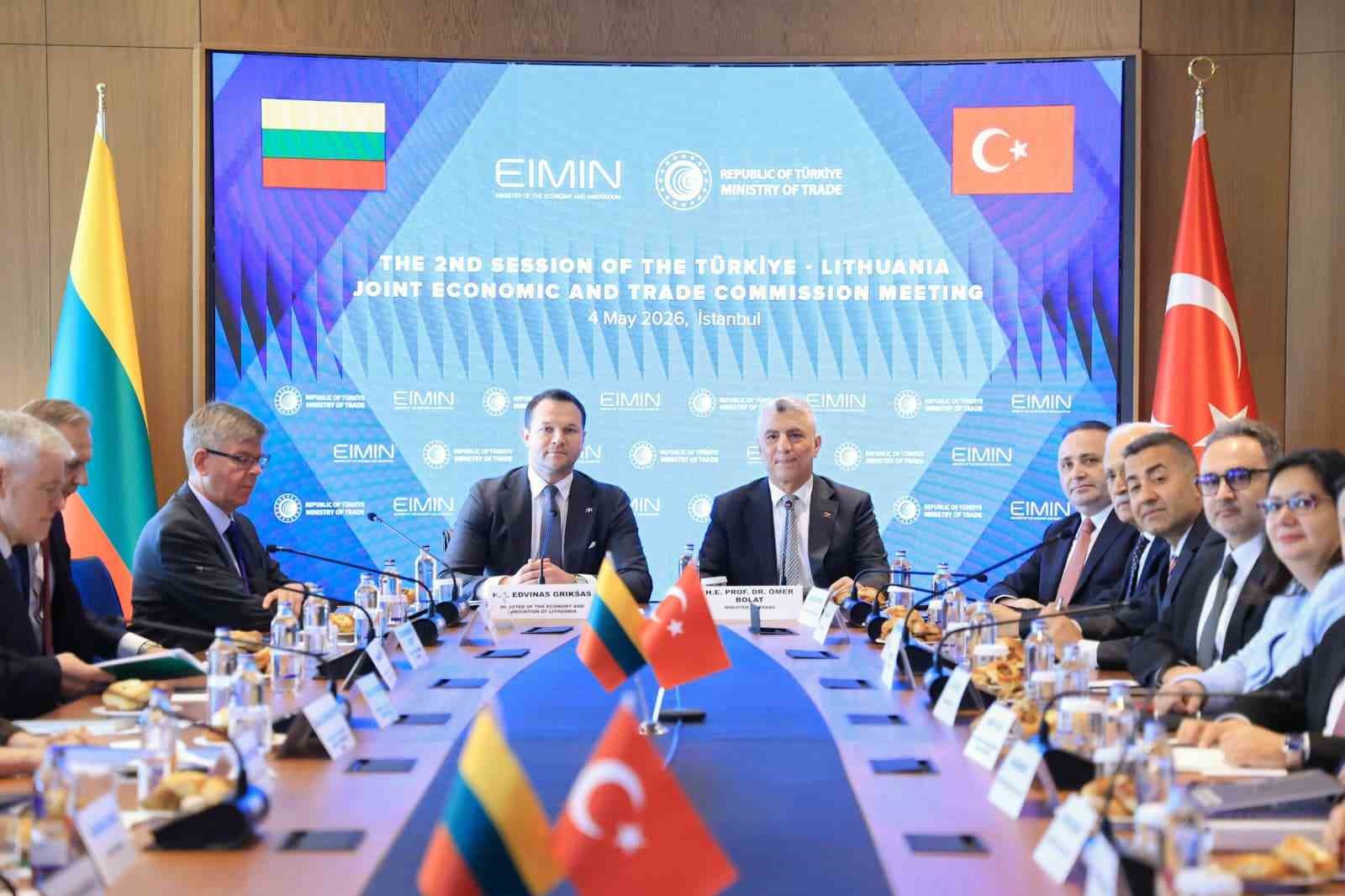 Bakan Bolat: &lsquo;&lsquo;T&uuml;rkiye ile Litvanya ticaret hacmini 2 milyar dolara &ccedil;ıkarmayı hedefliyoruz&rsquo;&rsquo;
