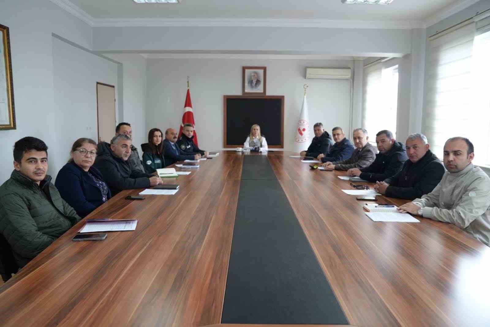 Gökçebey’de yaz ayları öncesi yangın tedbirleri masaya yatırıldı