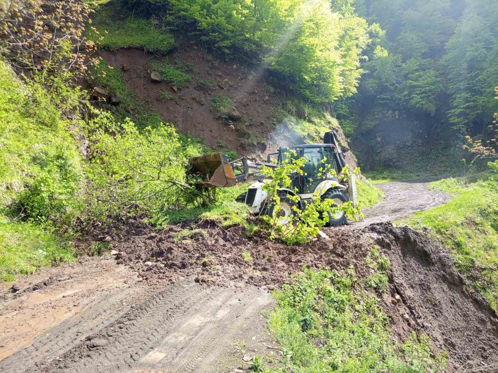 Ordu’da yağışların ardından 120 noktada heyelan
