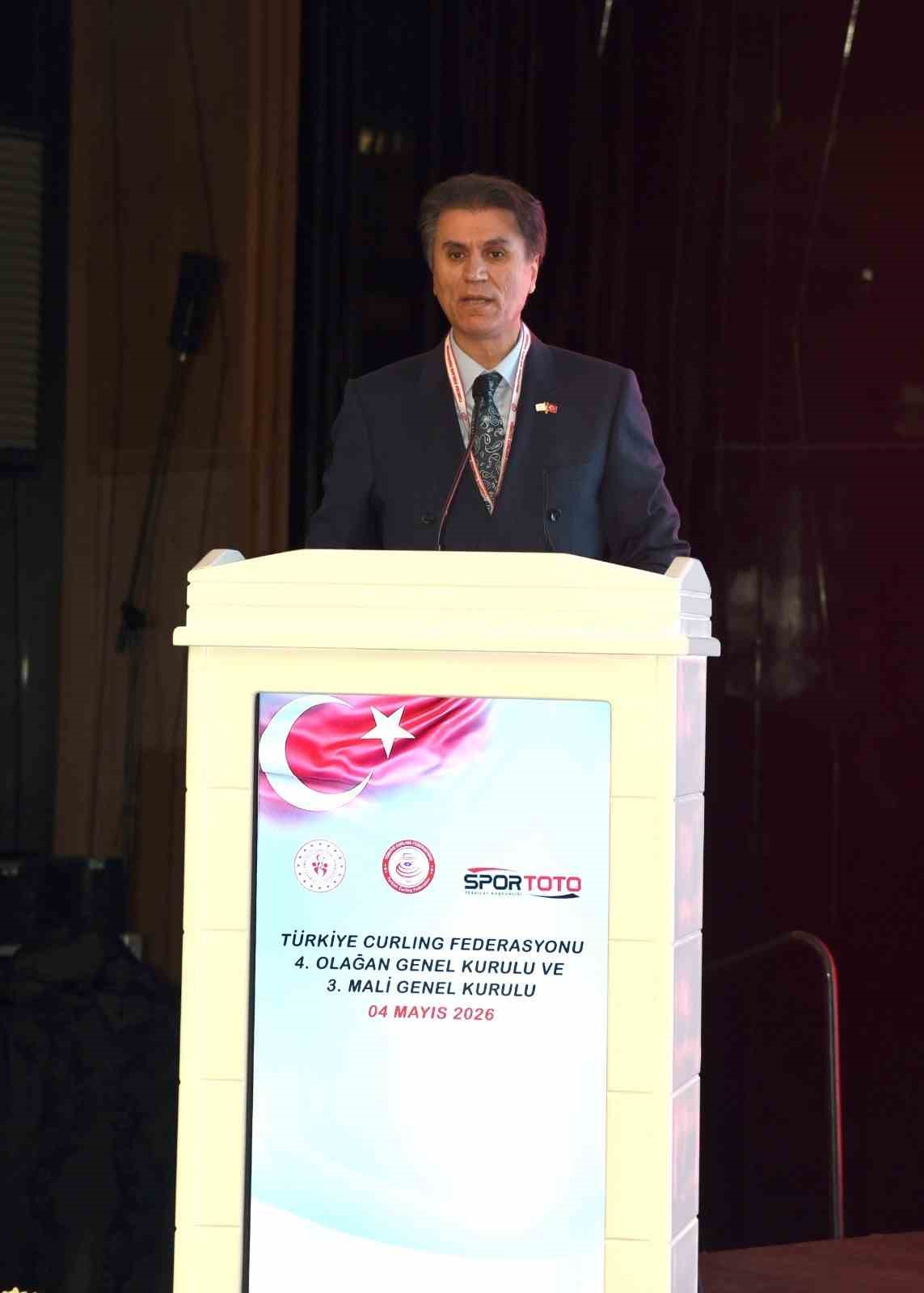 Curling Federasyonu&rsquo;nda Başkan Şebin g&uuml;ven tazeledi
