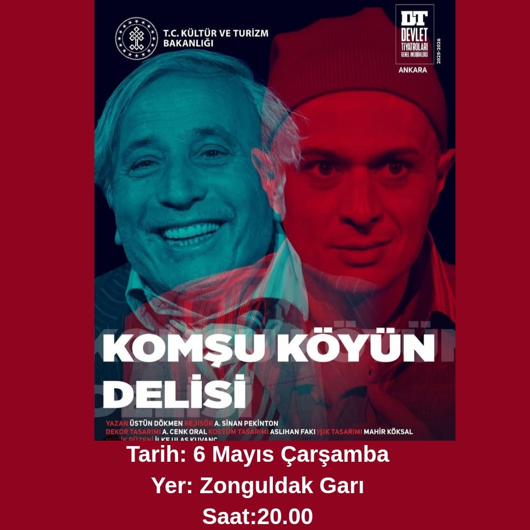 Devlet Tiyatroları Zonguldak Garı’nda sahne alacak