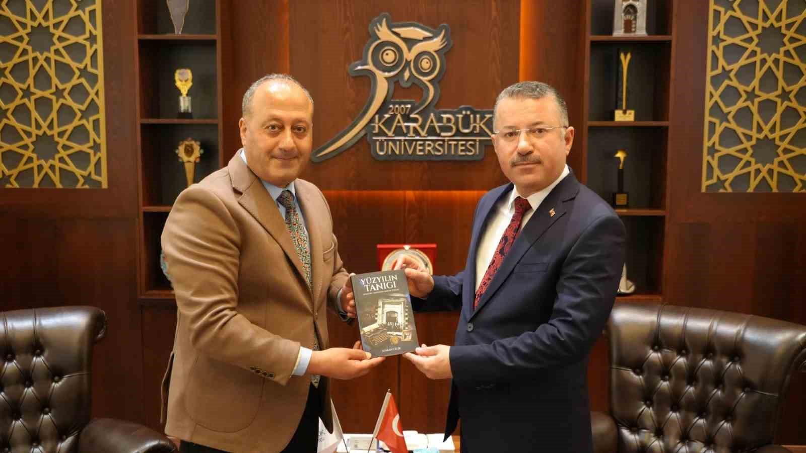 BİK Ankara B&ouml;lge M&uuml;d&uuml;r&uuml; &Ccedil;elik&rsquo;ten Rekt&ouml;r Kırışık&rsquo;a ziyaret

