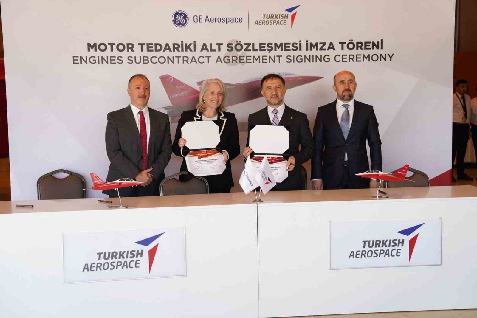 TUSAŞ ile GE Aerospace, HÜRJET için motor tedarik sözleşmesi imzaladı
