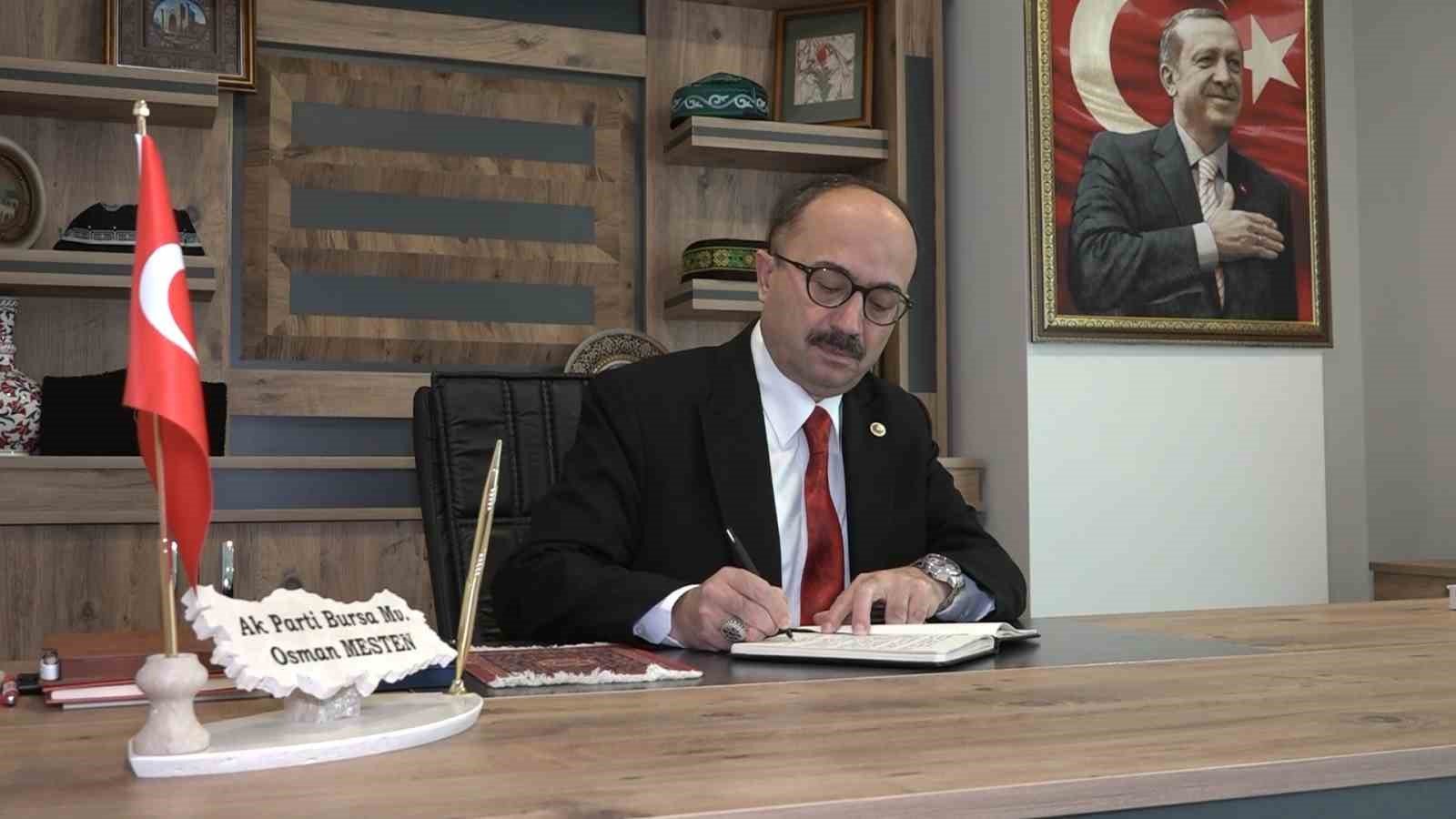 Bursa Milletvekili Mesten&rsquo;e hem destek hem tehdit
