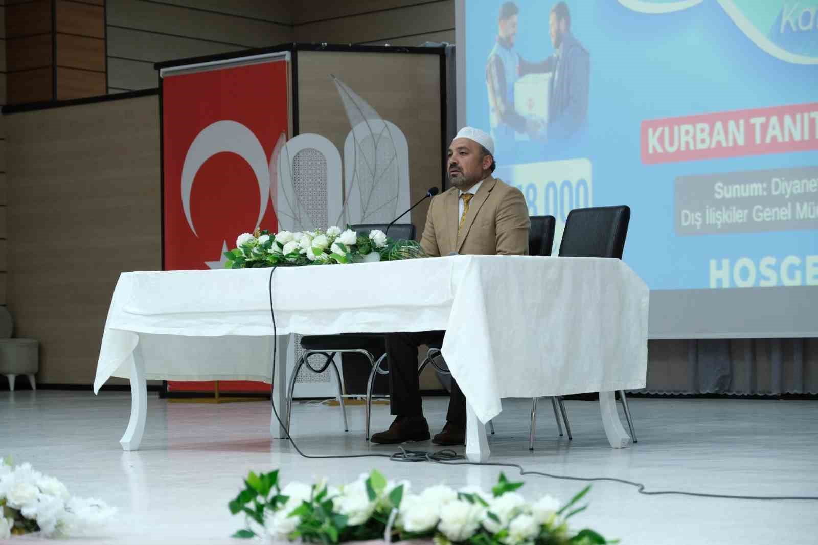 Erzincan&rsquo;da kurban hizmetleri tanıtım toplantısı d&uuml;zenlendi
