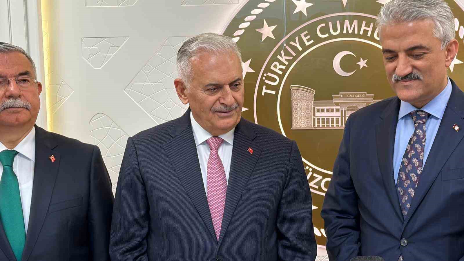 Binali Yıldırım: "D&uuml;zce evimize İstanbul&rsquo;un Avrupa yakasından daha yakın"
