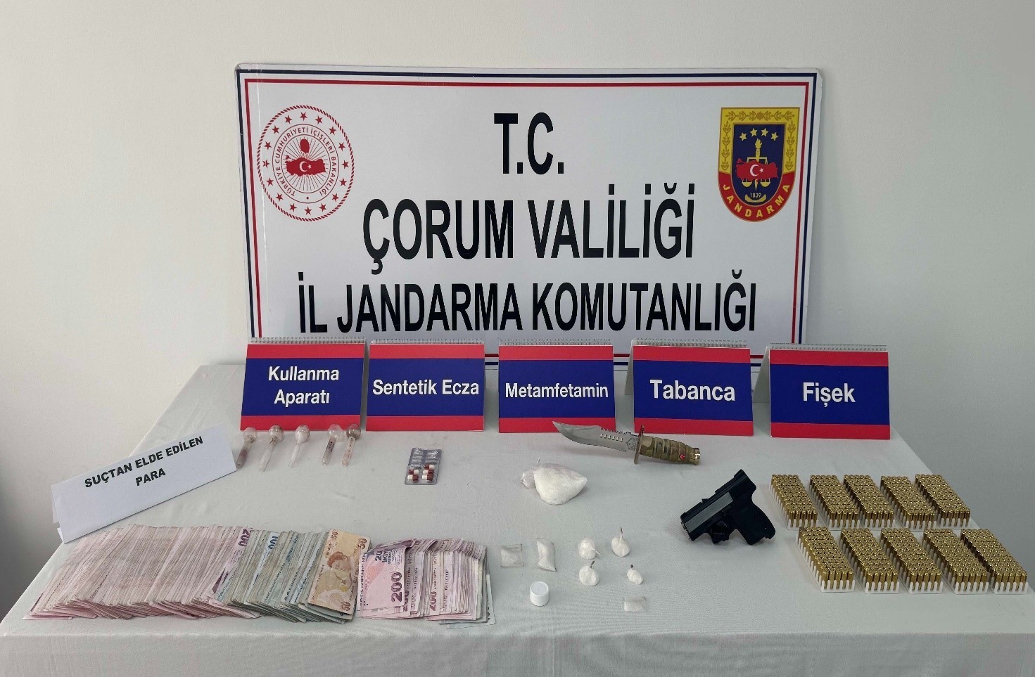 Çorum’da uyuşturucu operasyonu