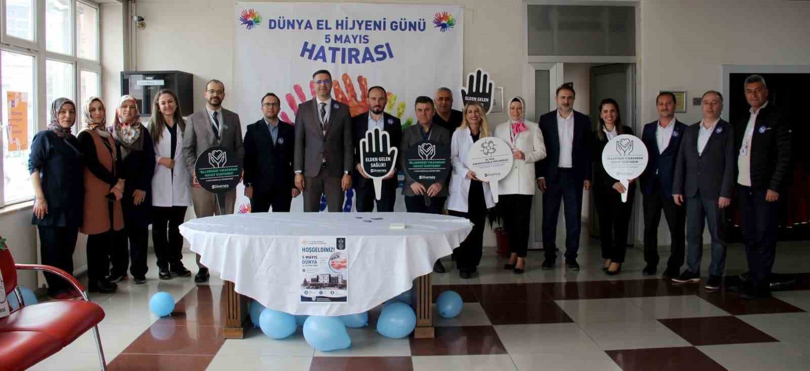 Kayseri Devlet Hastanesi’nde ‘el hijyeni’ eğitimi