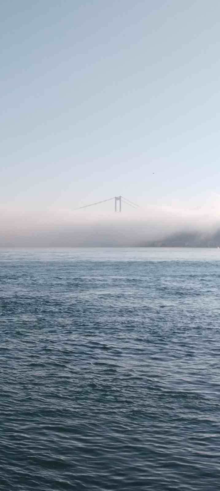 İstanbul Boğazı&rsquo;nda yoğun sis
