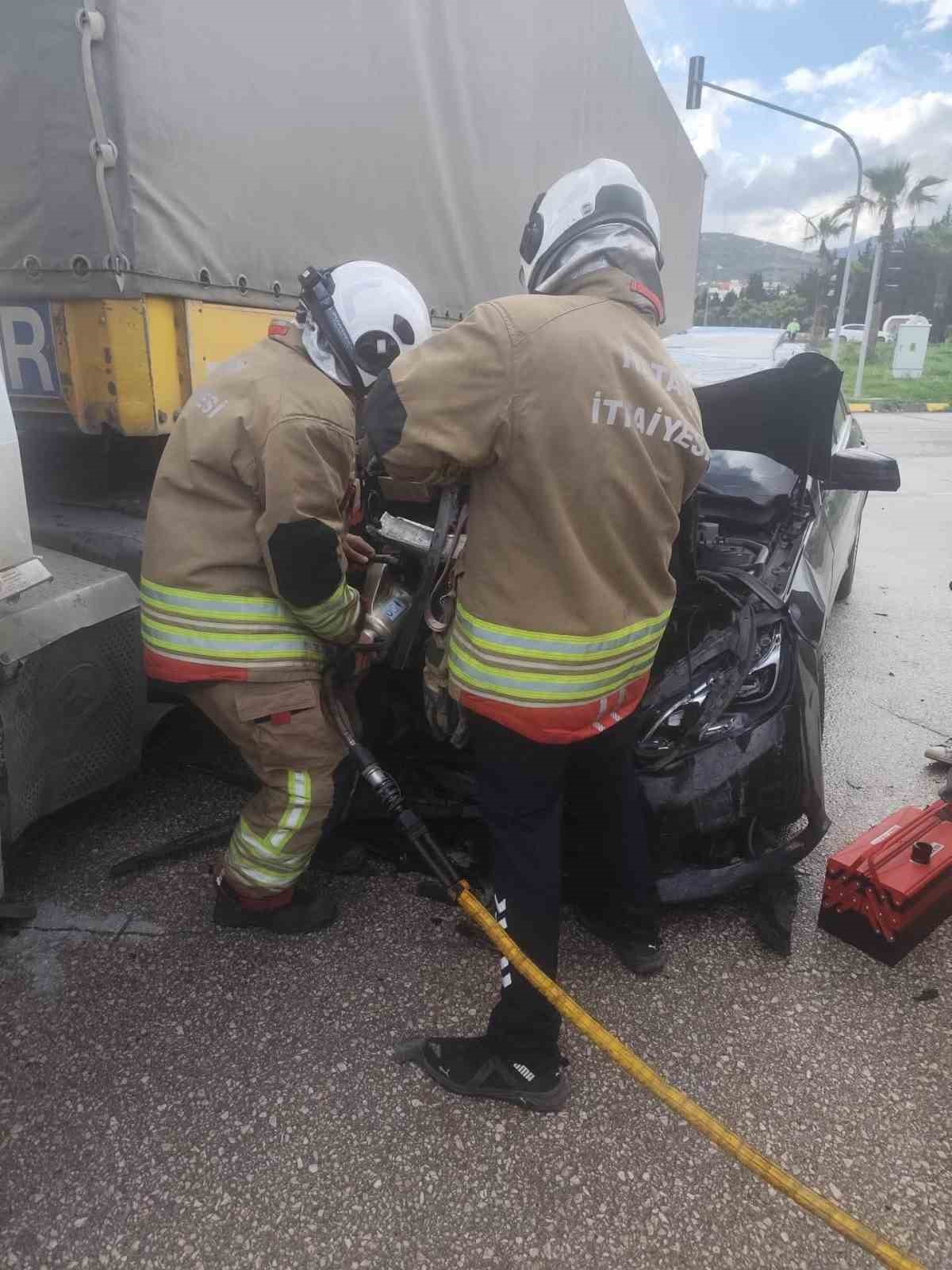 Kırıkhan&rsquo;da trafik kazası: 1 yaralı
