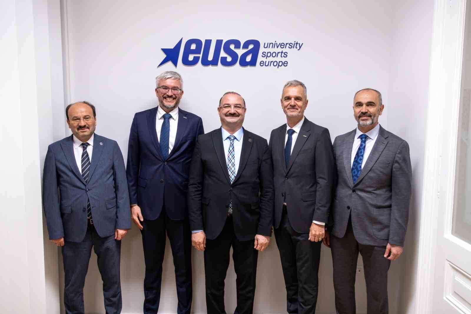 EUSA 2028 i&ccedil;in resmi imzalar atıldı

